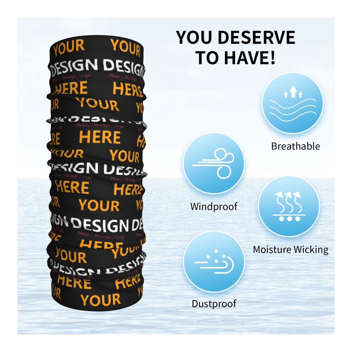 ปรับแต่งการออกแบบของคุณที่นี่ผ - Neck Warmer Tube บทวิจารณ์และราคา