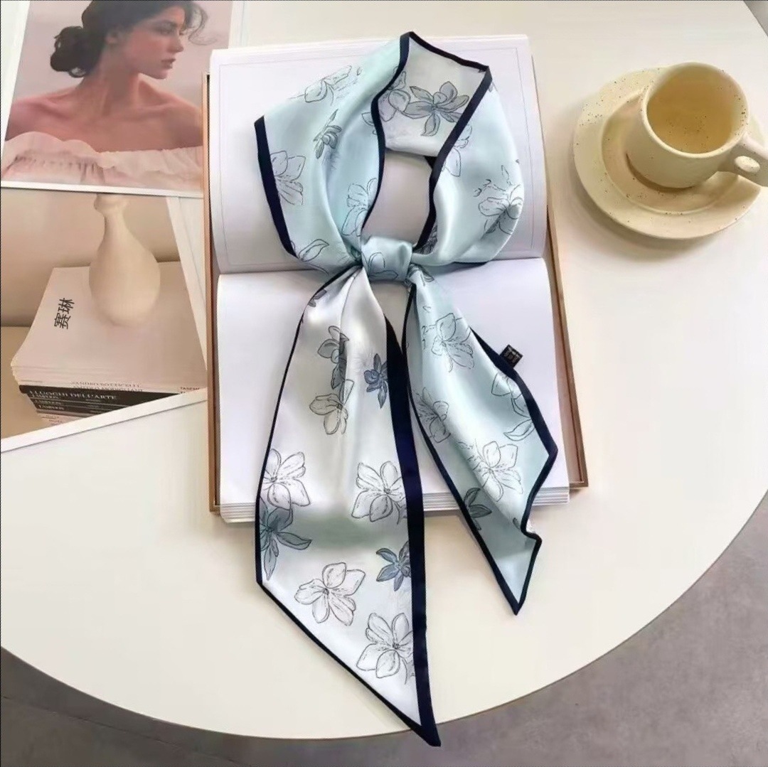 ผ้าพันคอไหมพิมพ์ลายม้าลายสุดหร - Silk Tie Striped บทวิจารณ์และราคา