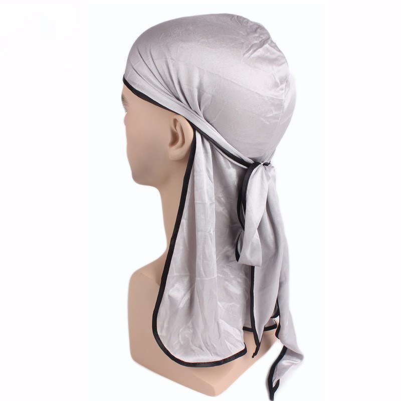 Breathable Men's Silky Satin ถ - Bandana Doo Rag บทวิจารณ์และราคา