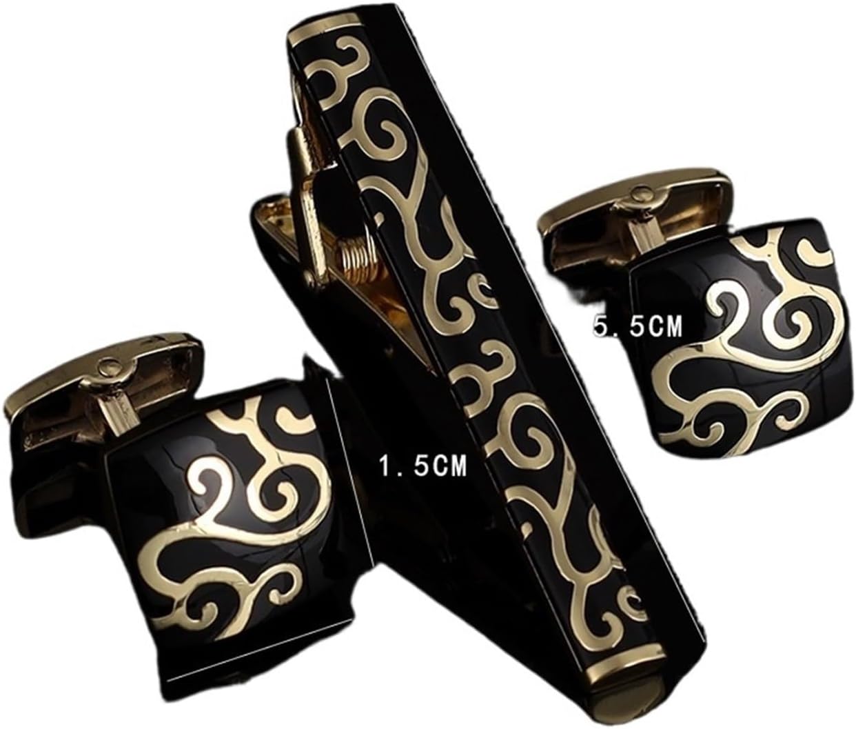 2 ชุด, ชุดเนคไทและกระดุมข้อมือ - Tie Bar Set Gift บทวิจารณ์และราคา