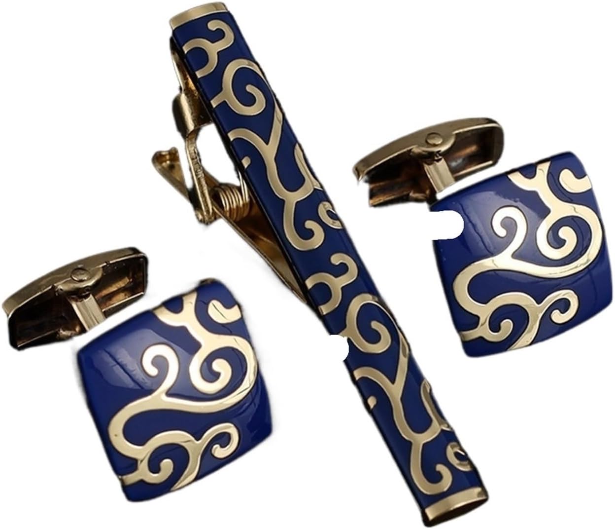 2 ชุด, ชุดเนคไทและกระดุมข้อมือ - Tie Bar Set Gift บทวิจารณ์และราคา